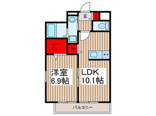 ブランドールＫの物件間取画像